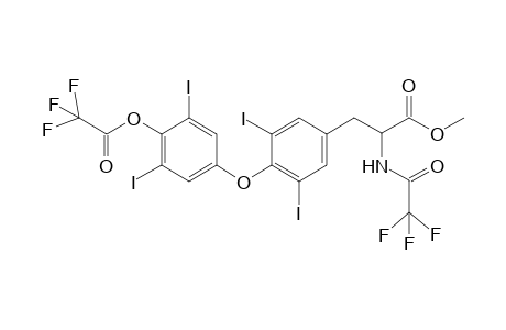 N,O-bis(trifluoroacetyl)-thyroxyne methyl ester