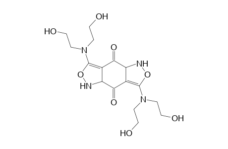3,7-bis[bis(2-hydroxyethyl)amino]-1,4a,5,8a-tetrahydro-[1,2]oxazolo[3,4-f][2,1]benzoxazole-4,8-dione