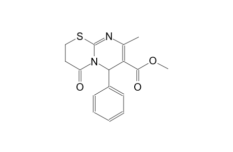 methyl 8-methyl-4-oxo-6-phenyl-3,4-dihydro-2H,6H-pyrimido[2,1-b][1,3]thiazine-7-carboxylate