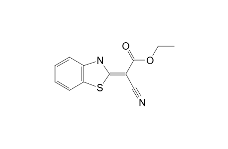 (2E)-2-(3H-1,3-benzothiazol-2-ylidene)-2-cyano-acetic acid ethyl ester