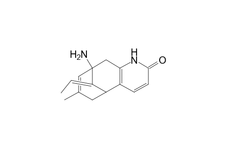 (E)-9-Amino-11-ethylidene-5,6,9,10-tetrahydro-7-methyl-5,9-methano-1H-cycloocta[b]pyridin-2-one