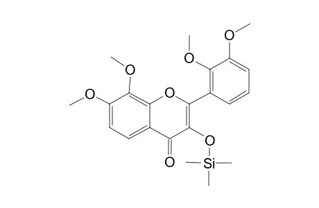 3-Hydroxy-7,8,2',3'-tetramethoxyflavone, trimethylsilyl ether