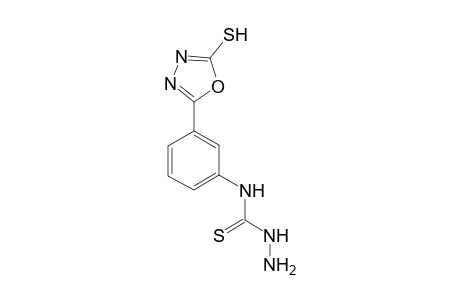 1,3,4-Oxadiazole, 2-[3-[(hydrazinocarbonothioyl)amino]phenyl]-5-mercapto-
