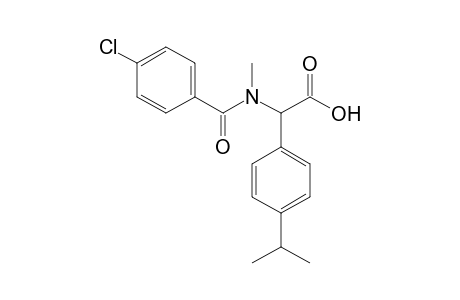 N-p-Chlorobenzoyl-N-methyl-C-p-isopropylphenylglycine