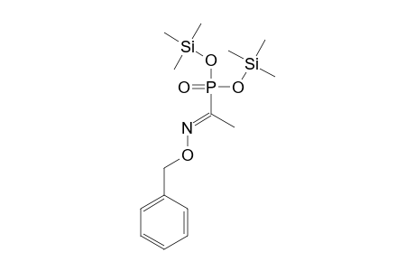 BIS-(TRIMETHYLSILYL)-1-BENZYLOXYIMINOETHYLPHOSPHONATE