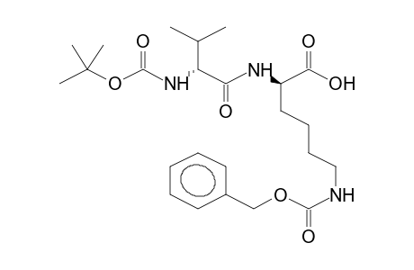 TERT-BUTYLOXYCARBONYL-VALINE-(BENZYLOXYCARBONYL)LYSINE DIPEPTIDE