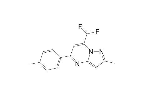 7-(difluoromethyl)-2-methyl-5-(4-methylphenyl)pyrazolo[1,5-a]pyrimidine
