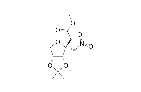 METHYL-3,6-ANHYDRO-2-DEOXY-4,5-O-ISOPROPYLIDENE-3-(NITROMETHYL)-D-ERYTHRO-HEXANOATE