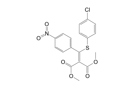 Dimethyl-(.alpha.-((p-chlorophenyl)thio)-p-nitrobenzylidene)malonate
