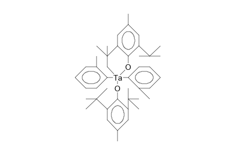 Bis(2-methyl-phenyl)-bis(2,6-di-tert-butyl-4-methyl-phenoxy) tantalum complex