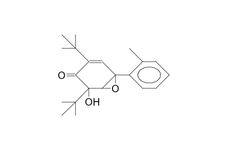 4-O-Tolyl-2,6-di-tert-butyl-4,5-epoxy-6-hydroxy-2-cyclohexenone