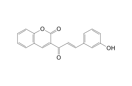 3-(3-(3-Hydroxyphenyl)acryloyl)-2H-chromen-2-one