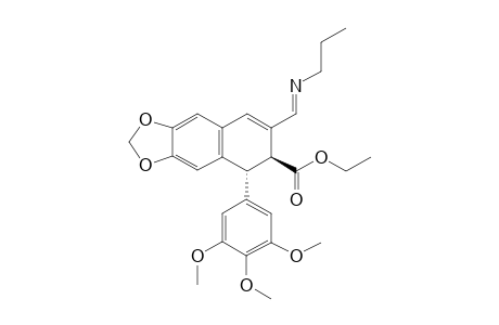 ETHYL_9-DEOXY-9-PROPYLIMINO-ALPHA-APOPICROPODOPHYLLATE