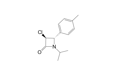 (3S,4S)-trans-3-Chloro-1-isopropyl-4-(4-methylphenyl)azetidin-2-one