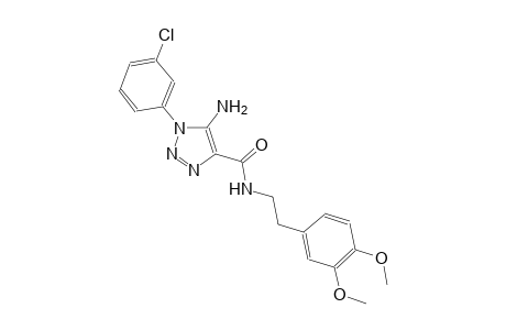 1H-1,2,3-triazole-4-carboxamide, 5-amino-1-(3-chlorophenyl)-N-[2-(3,4-dimethoxyphenyl)ethyl]-