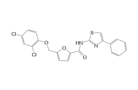 5-[(2,4-dichlorophenoxy)methyl]-N-(4-phenyl-1,3-thiazol-2-yl)-2-furamide