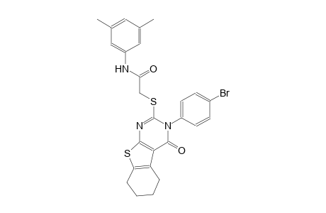 2-{[3-(4-bromophenyl)-4-oxo-3,4,5,6,7,8-hexahydro[1]benzothieno[2,3-d]pyrimidin-2-yl]sulfanyl}-N-(3,5-dimethylphenyl)acetamide