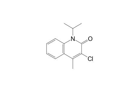 3-Chloranyl-4-methyl-1-propan-2-yl-quinolin-2-one