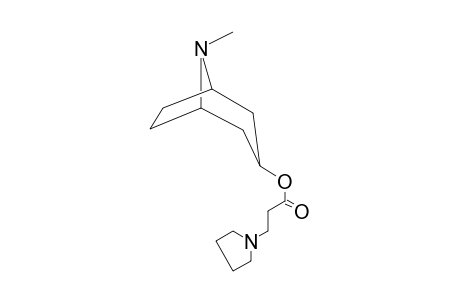 8-Methyl-8-azabicyclo[3.2.1]oct-3-yl 3-(1-pyrrolidinyl)propanoate