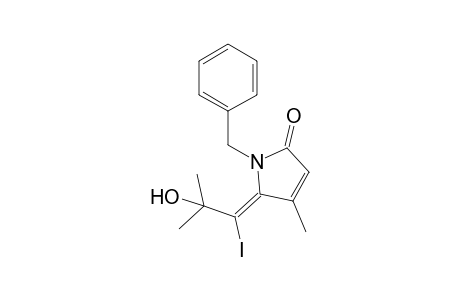(E)-1-Benzyl-5-(2-hydroxy-1-iodo-2-methylpropylidene)-4-methyl-1,5-dihydro-2H-pyrrol-2-one