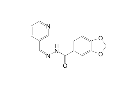 (3'-Pyridinylidene) 3,4-methylenedioxybenzoylhydrazine