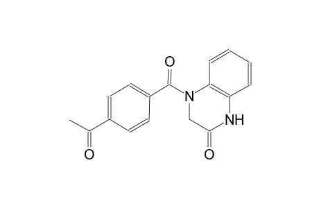 2(1H)-quinoxalinone, 4-(4-acetylbenzoyl)-3,4-dihydro-
