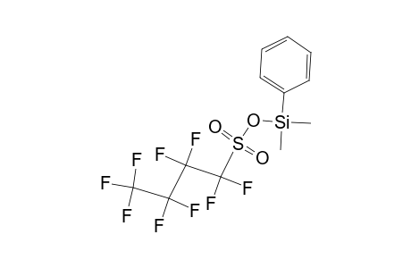Dimethyl(phenyl)silyl nonafluorobutanesulfonate