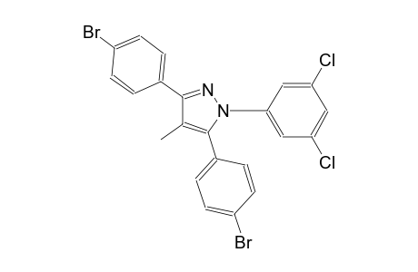 3,5-bis(4-bromophenyl)-1-(3,5-dichlorophenyl)-4-methyl-1H-pyrazole