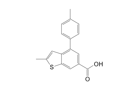 4-(4-Methylphenyl)benzo[b](2-methy1thiophene)-6-carboxylic Acid