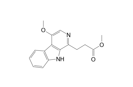 Methyl 4-methoxy-9H-pyrido[3,4-b]indole-1-propanoate