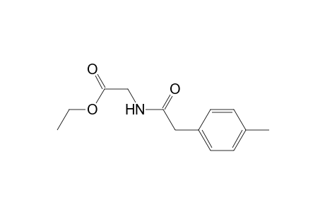 2-[[2-(4-methylphenyl)-1-oxoethyl]amino]acetic acid ethyl ester