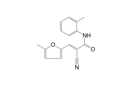 2-propenamide, 2-cyano-3-(5-methyl-2-furanyl)-N-(2-methylphenyl)-,(2E)-