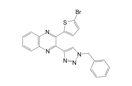 2-(1-Benzyl-1H-1,2,3-triazol-4-yl)-3-(5-bromothiophen-2-yl)quinoxaline