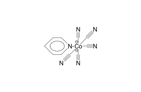 Pyridine-pentacyano-cobalt adduct