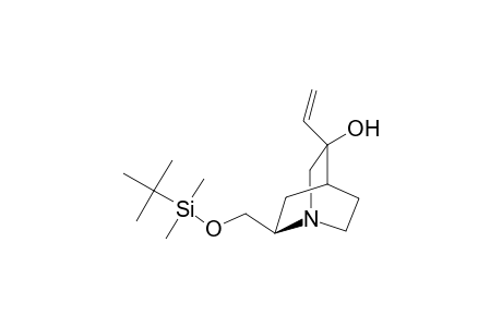 (2R)-2-(tert-Butyldimethylsiloxymethyl)-5-vinyl-1-azabicyclo[2.2.2]octan-5-ol