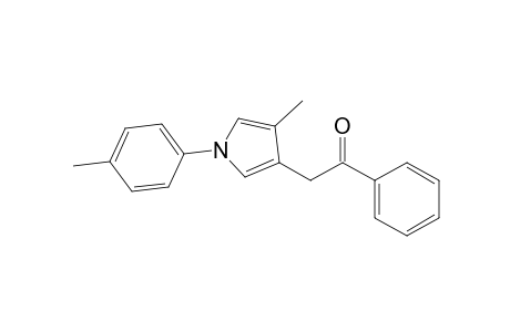 2-[4-methyl-1-(4-methylphenyl)-3-pyrrolyl]-1-phenylethanone