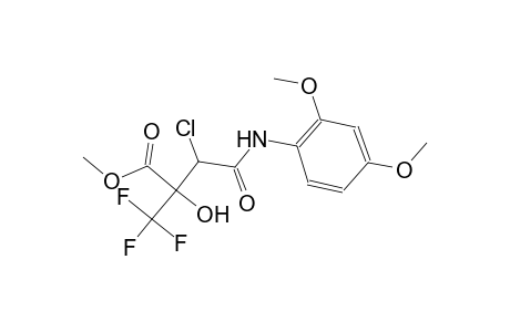 methyl 3-chloro-4-(2,4-dimethoxyanilino)-2-hydroxy-4-oxo-2-(trifluoromethyl)butanoate