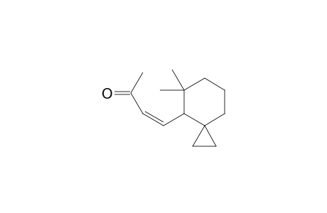 Spiro[2.5]octane, 3,3-dimethyl-2-(1-buten-3-on-1-yl)-