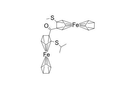 (Sp)-[2-(Isopropylsulfanyl)ferrocenyl]-(Sp)-[2-(methylsulfanyl)ferrocenyl]methanone