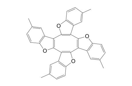 3,8,13,18-tetramethylcycloocta[1,2-b.3,4-b'.5,6-b''.7,8-b''']tetrakisbenzofuran