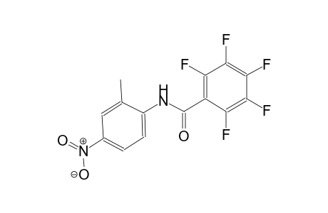 2,3,4,5,6-pentafluoro-N-(2-methyl-4-nitrophenyl)benzamide