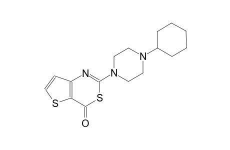 2-(4-cyclohexyl-1-piperazinyl)-4H-thieno[3,2-d][1,3]thiazin-4-one