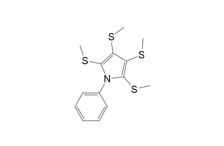 2,3,4,5-tetrakis(methylsulfanyl)-1-phenyl-pyrrole