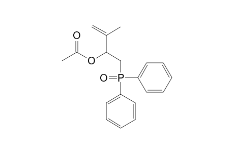 (1-diphenylphosphoryl-3-methyl-but-3-en-2-yl) ethanoate