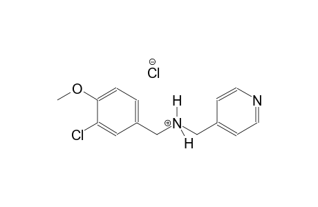4-pyridinemethanaminium, N-[(3-chloro-4-methoxyphenyl)methyl]-, chloride