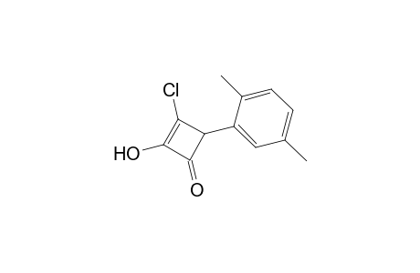 3-Chloranyl-4-(2,5-dimethylphenyl)-2-oxidanyl-cyclobut-2-en-1-one