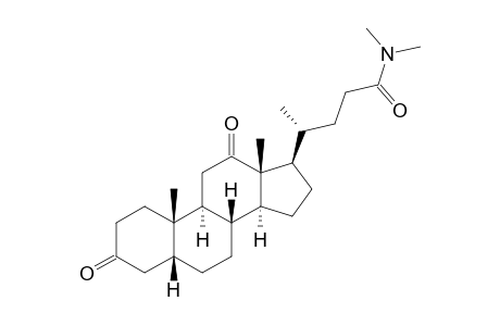 N,N-DIMETHYL-3,12-DIOXO-7-DEOXY-CHOLIC-AMIDE