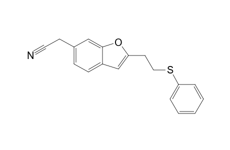 [2-(2'-Phenylthioethyl)benzofuran-6-yl]ethanenitrile