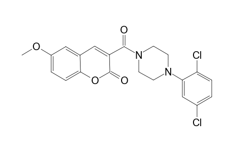 3-[4-(2,5-dichlorophenyl)piperazine-1-carbonyl]-6-methoxy-coumarin