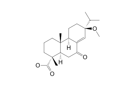 13.beta.-Methoxy-7-oxoabiet-8(14)-en-18-oic acid